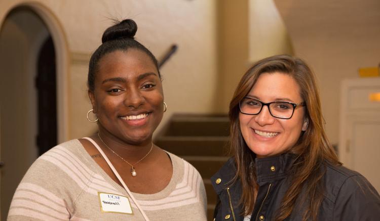 Teashall Britton and Meredith Appelbaum at the reception.