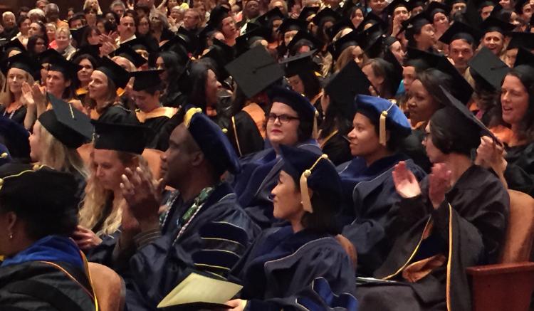 A view of the crowd at this year’s UCSF School of Nursing commencement.
