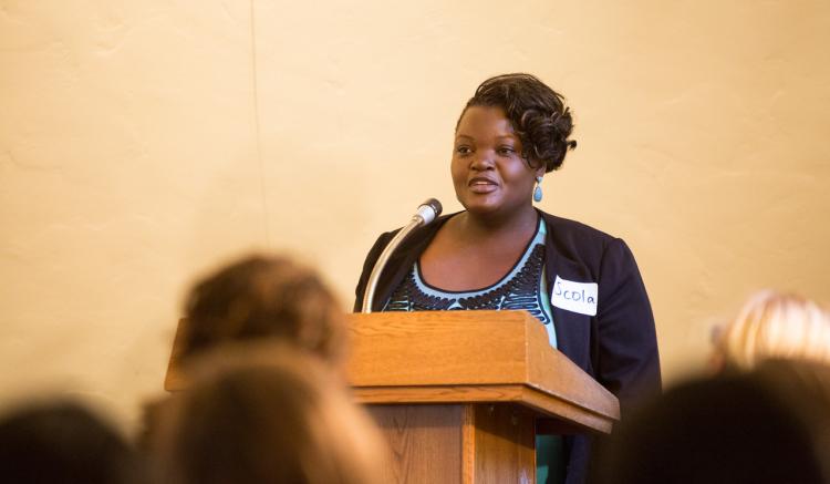 Doctoral DIVA representative Schola Matovu.