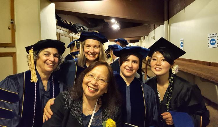 students with Maria Elena