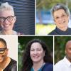 Collage of 5 portraits: Shannon Smith-Bernardin, Catherine Gilliss, Nikia Grayson, Brittany Christiansen, Orlando Harris. 