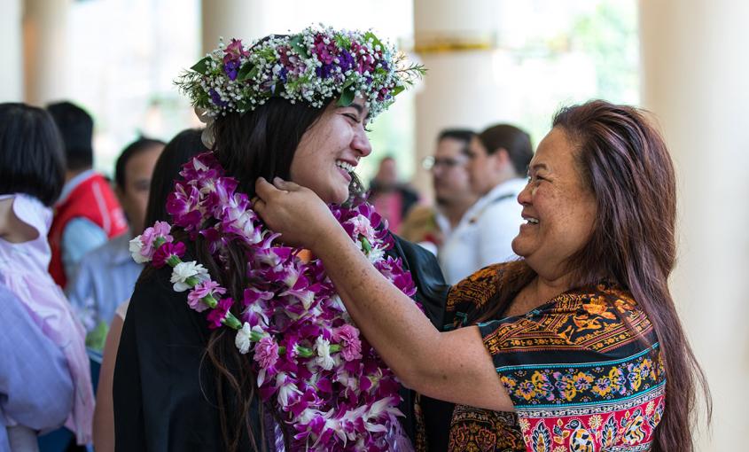 Katy Basnett at Commencement 2019