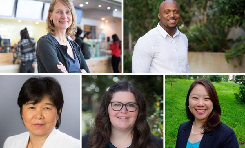 Kristen Harknett, Orlando Harris, Karen Barrett, Erin McCauley, OiSaeng Hong